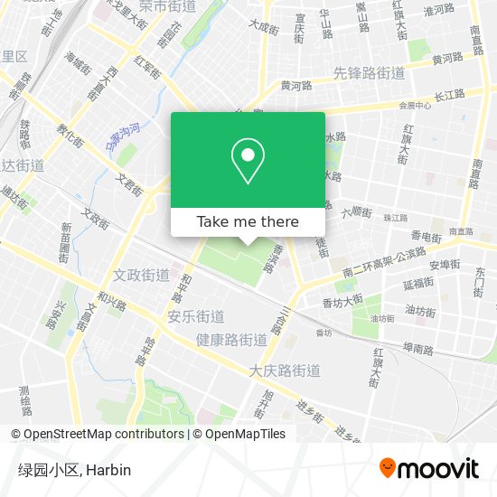 绿园小区 map