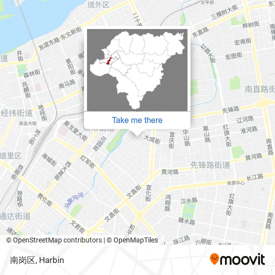 南岗区 map