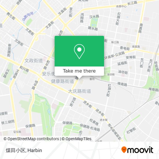 煤田小区 map