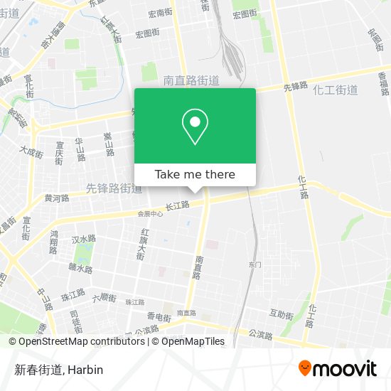 新春街道 map