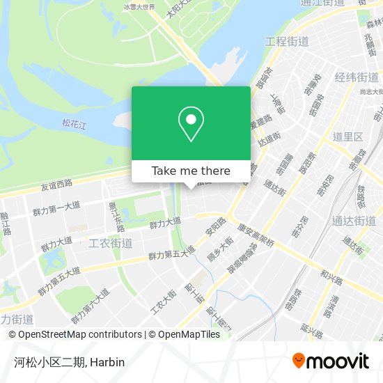 河松小区二期 map