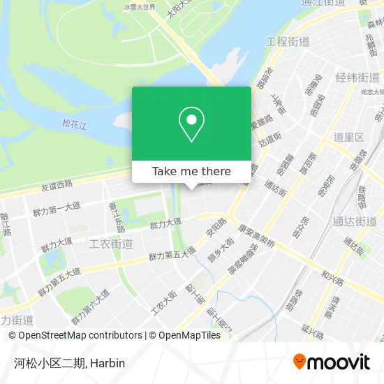 河松小区二期 map
