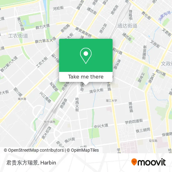 君贵东方瑞景 map