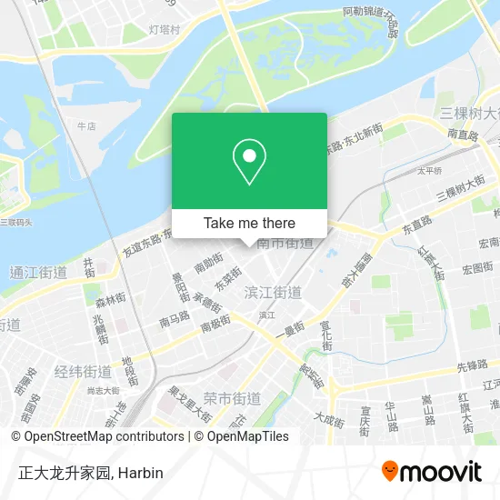 正大龙升家园 map