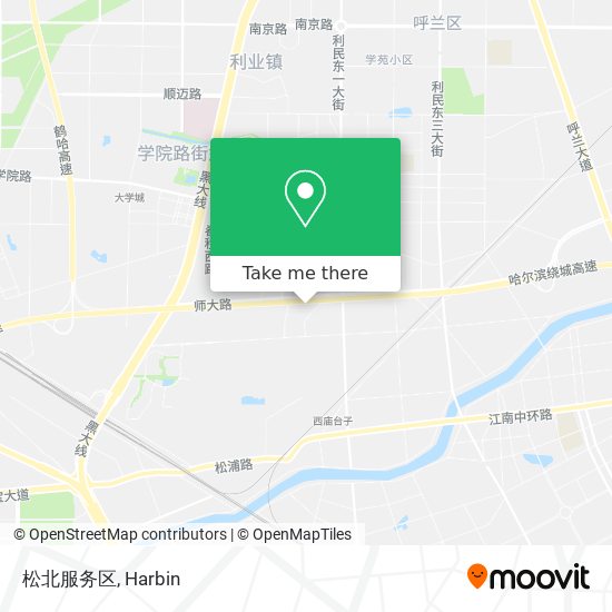 松北服务区 map
