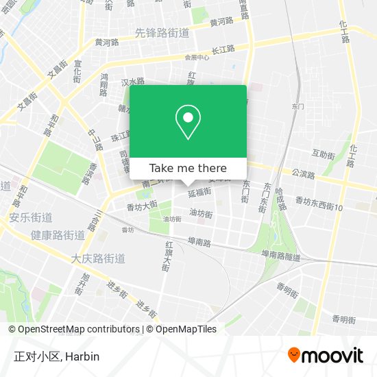 正对小区 map