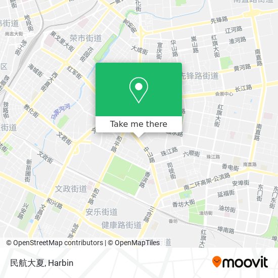民航大夏 map