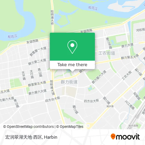 宏润翠湖天地·西区 map