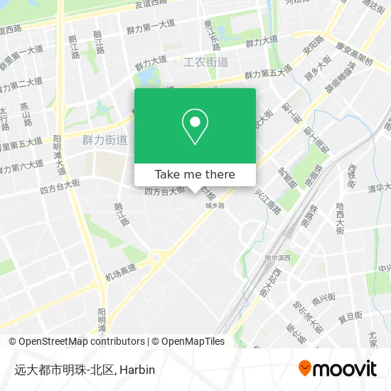 远大都市明珠-北区 map