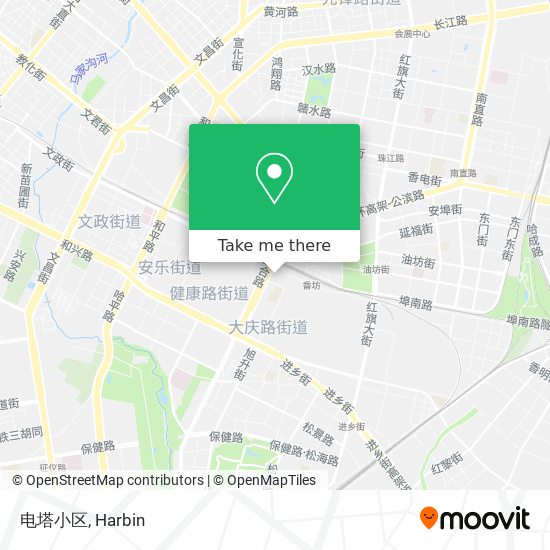 电塔小区 map
