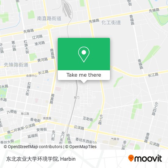 东北农业大学环境学院 map