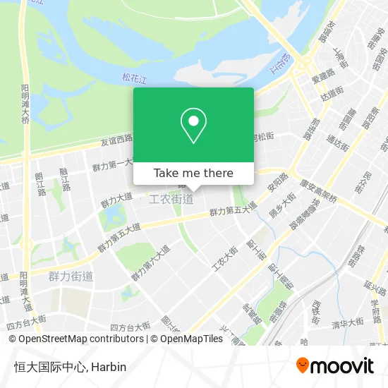 恒大国际中心 map