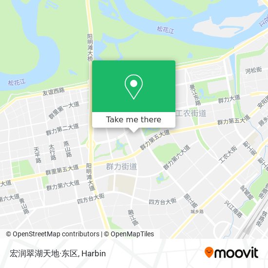 宏润翠湖天地·东区 map