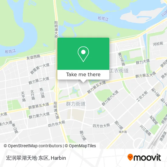 宏润翠湖天地·东区 map