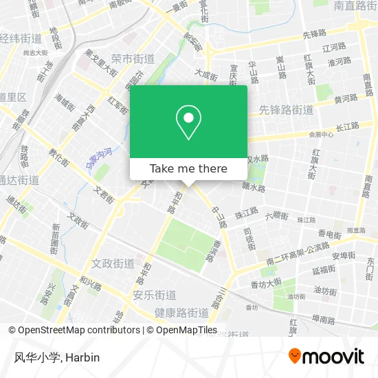 风华小学 map