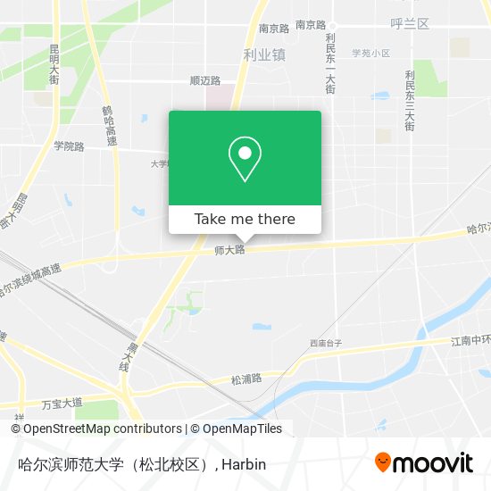 哈尔滨师范大学（松北校区） map