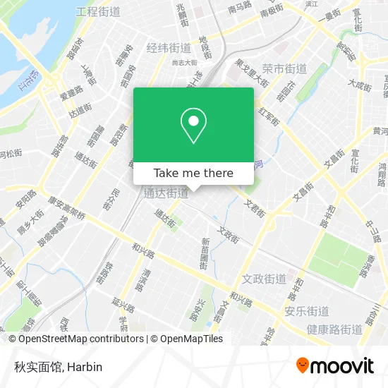 秋实面馆 map