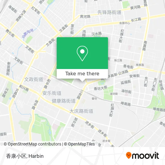 香康小区 map