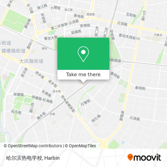 哈尔滨热电学校 map