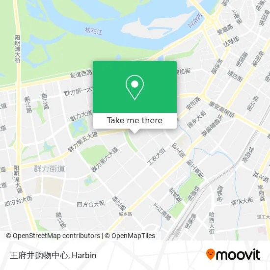 王府井购物中心 map