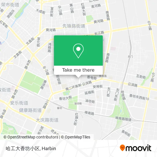 哈工大香坊小区 map