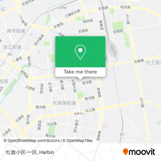 红旗小区-一区 map