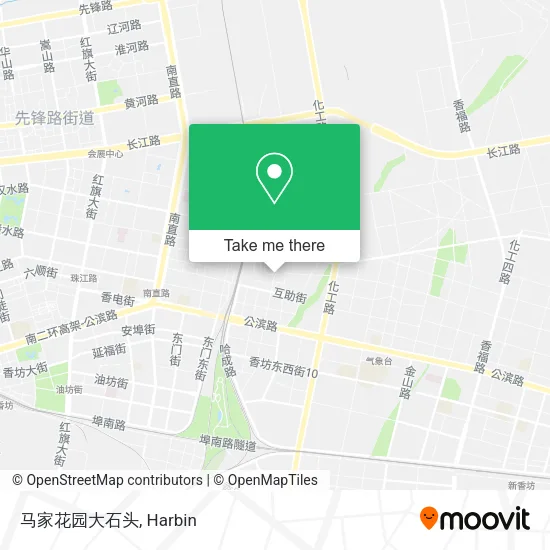 马家花园大石头 map