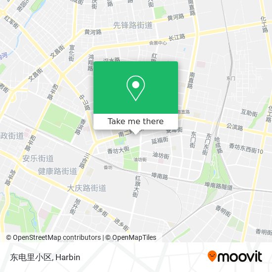 东电里小区 map