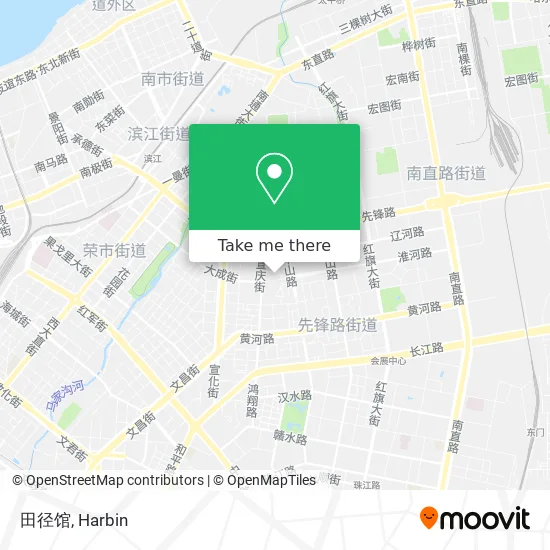 田径馆 map