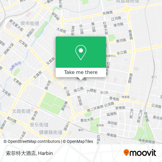 索菲特大酒店 map