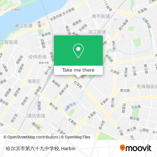 哈尔滨市第六十九中学校 map