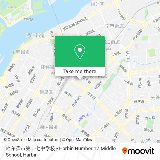 哈尔滨市第十七中学校 - Harbin Number 17 Middle School map