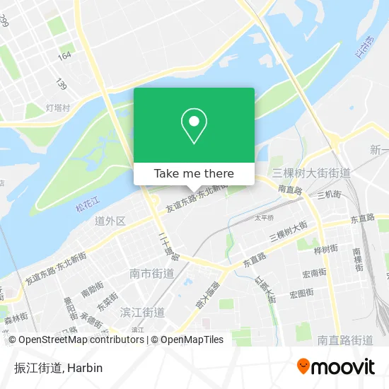 振江街道 map