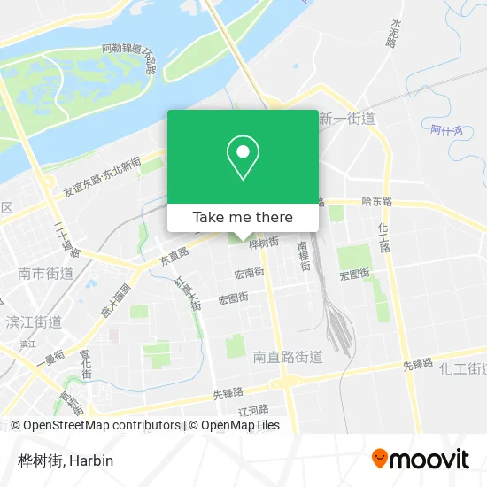 桦树街 map