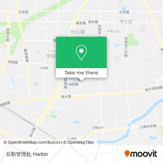 后勤管理处 map