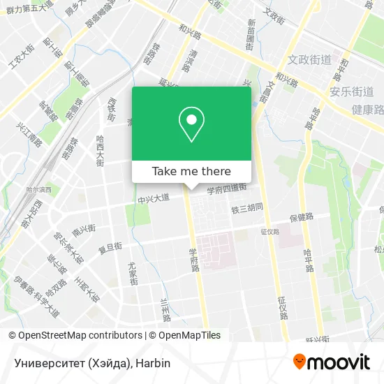 Университет (Хэйда) map