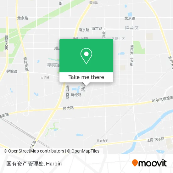 国有资产管理处 map