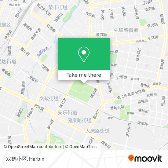 双鹤小区 map
