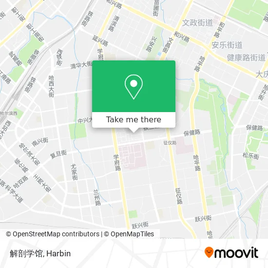 解剖学馆 map