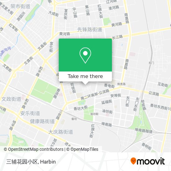 三辅花园小区 map