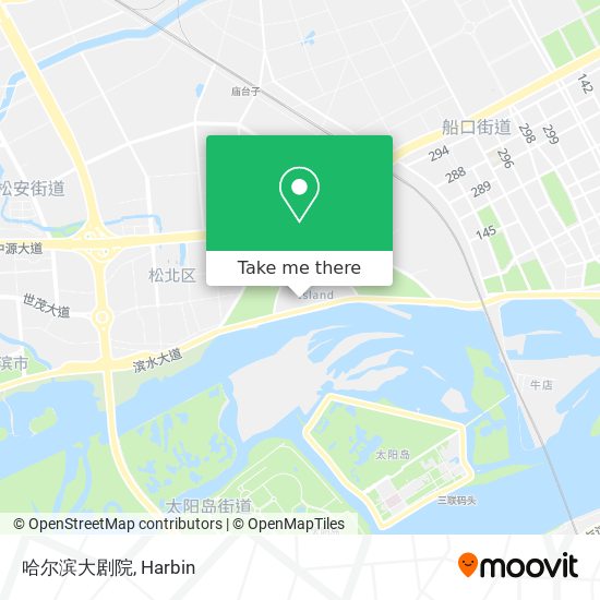 哈尔滨大剧院 map