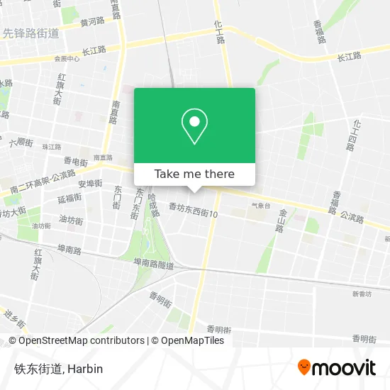 铁东街道 map