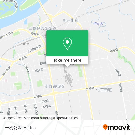 一机公园 map