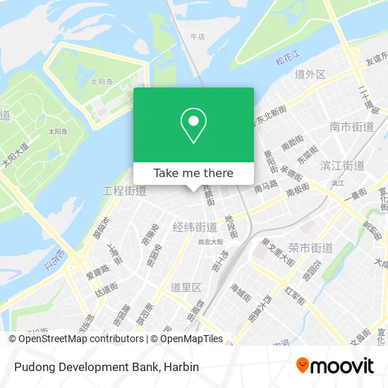 Pudong Development Bank map