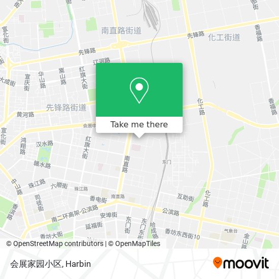 会展家园小区 map