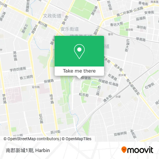 南郡新城1期 map