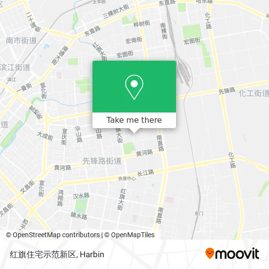 红旗住宅示范新区 map