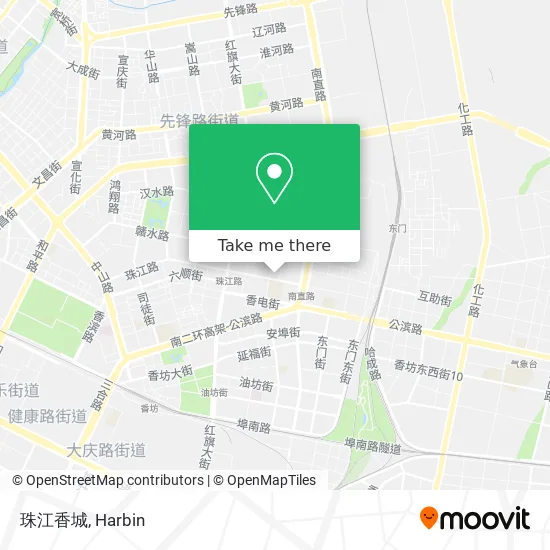 珠江香城 map
