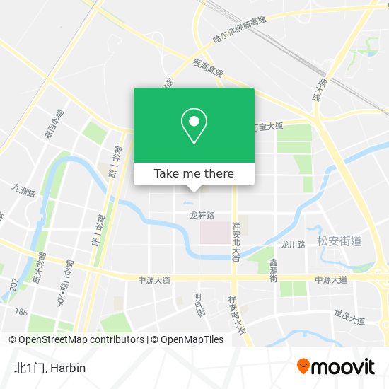 北1门 map
