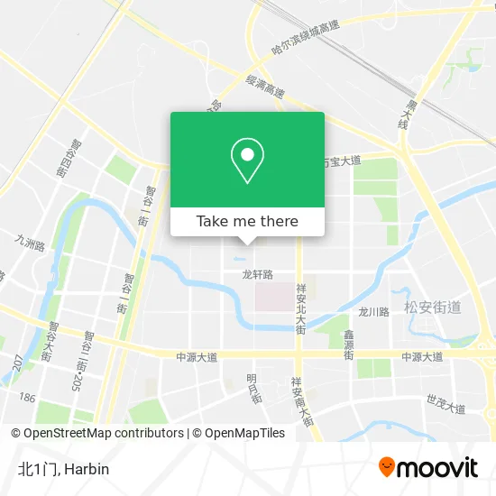 北1门 map
